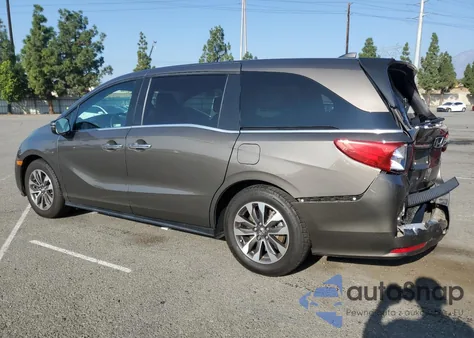 2022 Honda Odyssey Exl из США, поврежденный, VIN 5FNRL6H7XNB034734